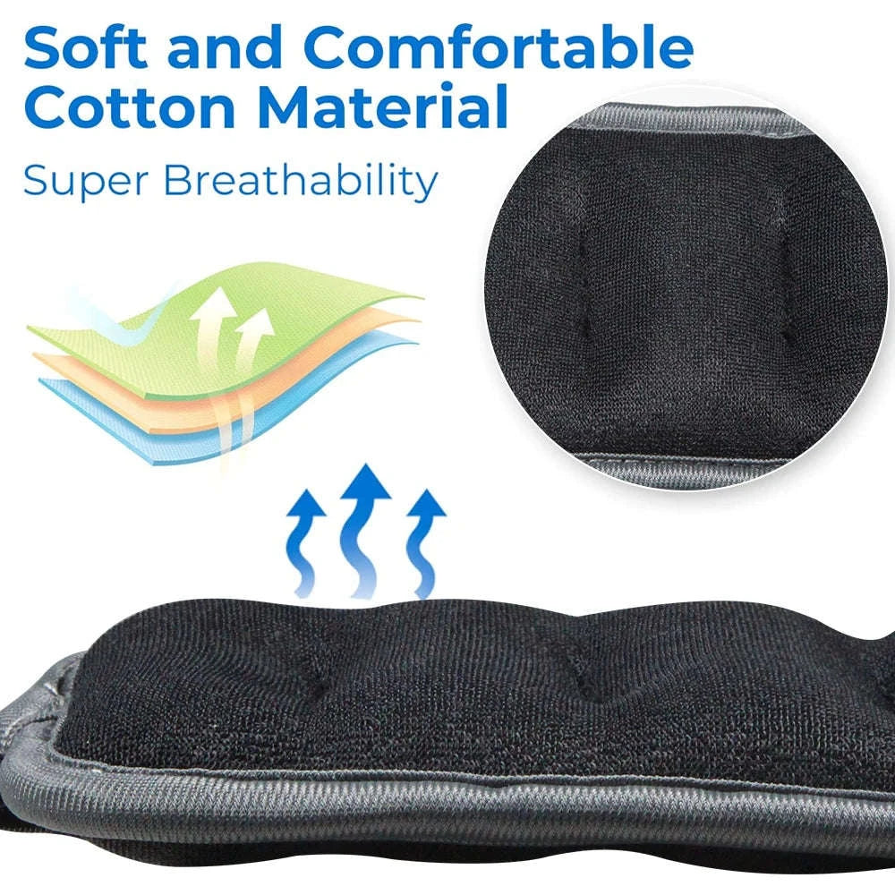 Adjustable Ankle & Wrist Weights for Strength Training-Black-0.5kg-1Pair / China Mainland