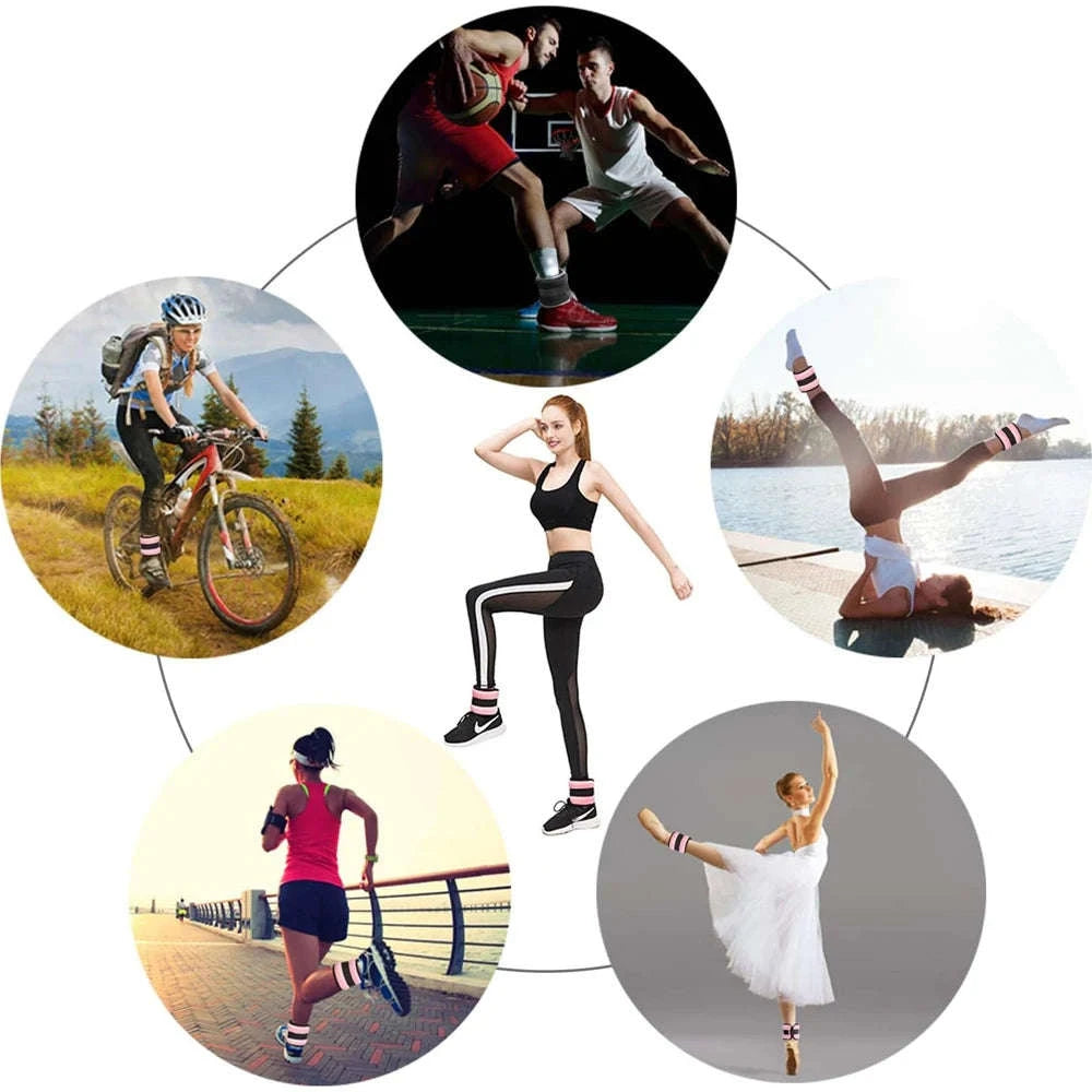 Adjustable Ankle & Wrist Weights for Strength Training-Black-0.5kg-1Pair / China Mainland