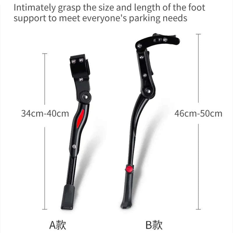 Adjustable Bicycle Kickstand Aluminum Alloy Stable Bike Support Stand-2011-7ABK