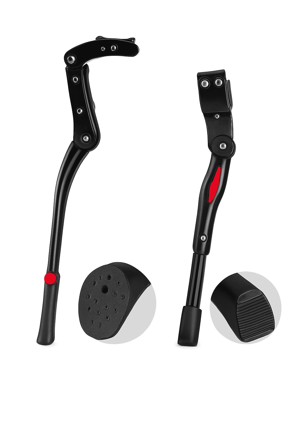 Adjustable Bicycle Kickstand with Stable Anti-Slip Foot Support-JC1005BK