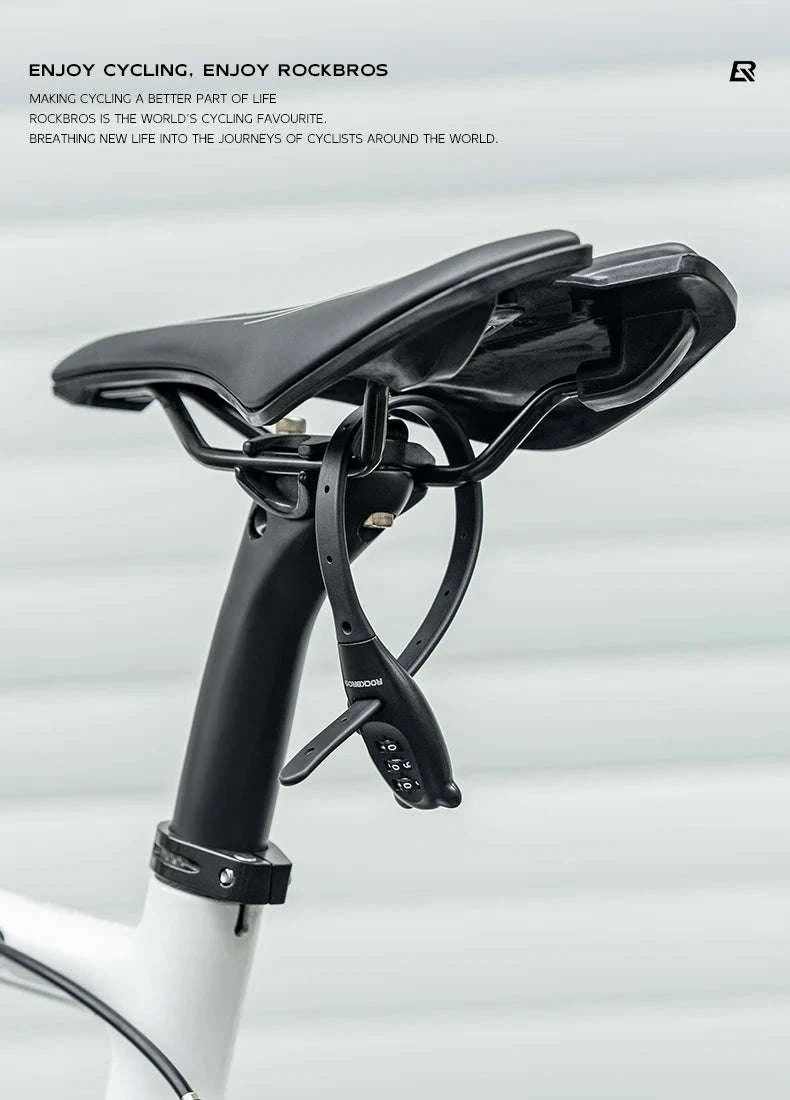 Adjustable Bike Cable Lock with Password – Steel Anti-Theft Security Lock-Ordinary model