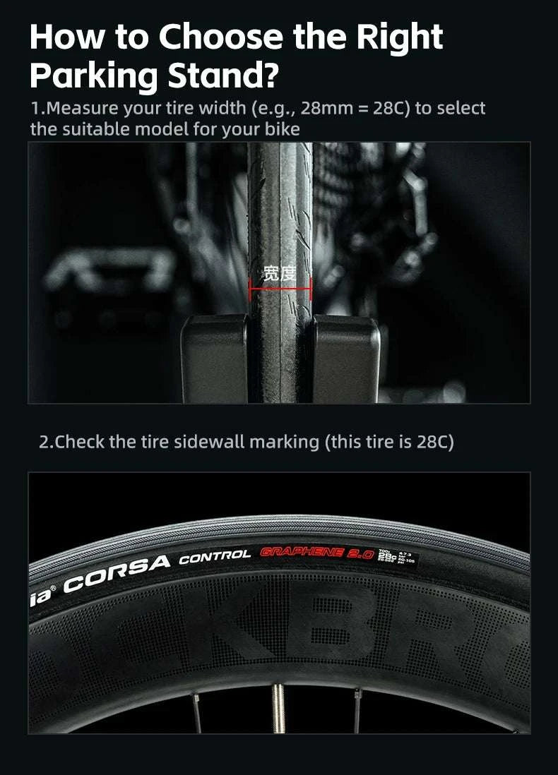 Adjustable Bike Stand for Road & Mountain Bikes – Home Parking Rack-BN-W048