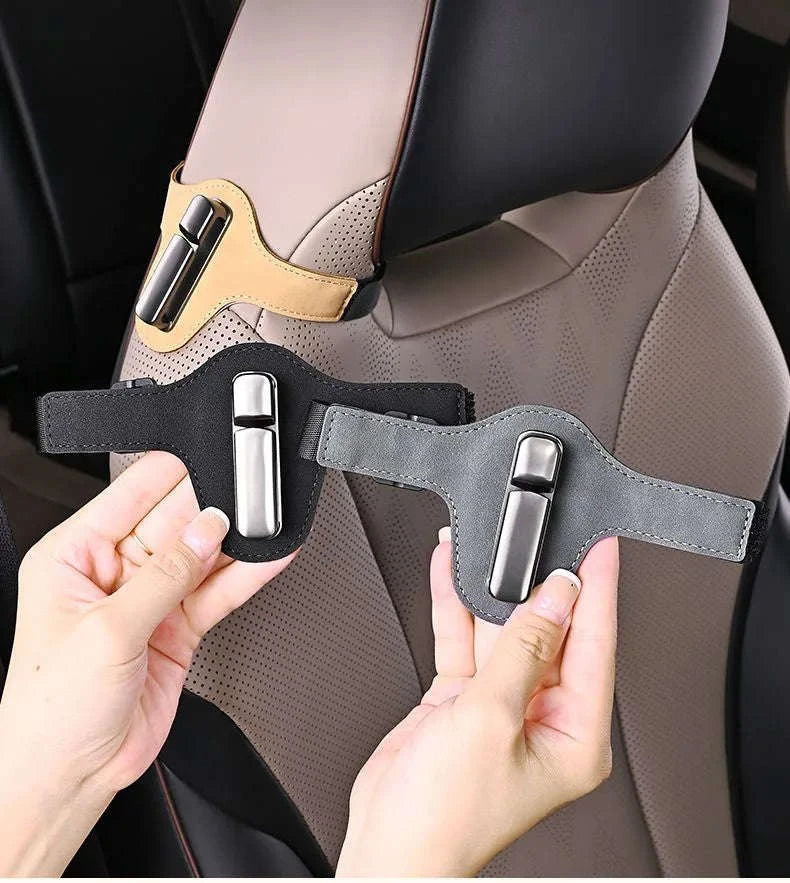 Adjustable Car Seat Belt Fixator Clip for Comfortable Fit-GERMANY / A TYPE BLACK