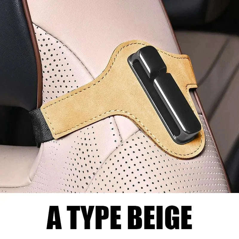 Adjustable Car Seat Belt Fixator Clip for Comfortable Fit-GERMANY / A TYPE BLACK