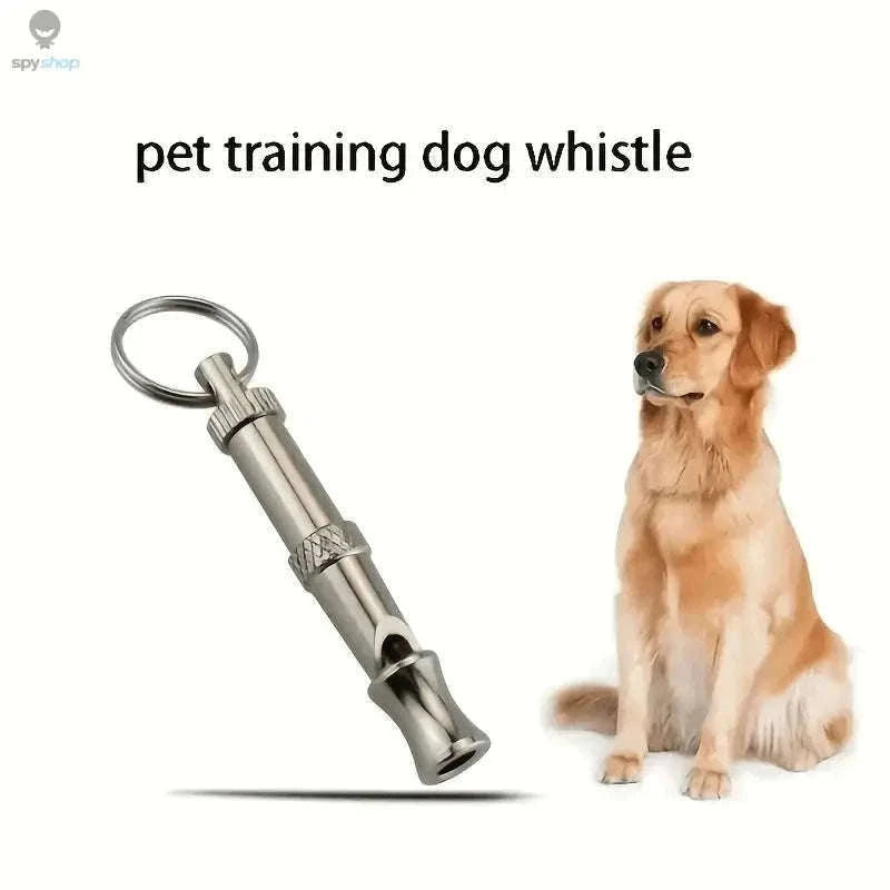 Adjustable Dog Whistle for Bark Control and Recall Training-silver / 2pcs