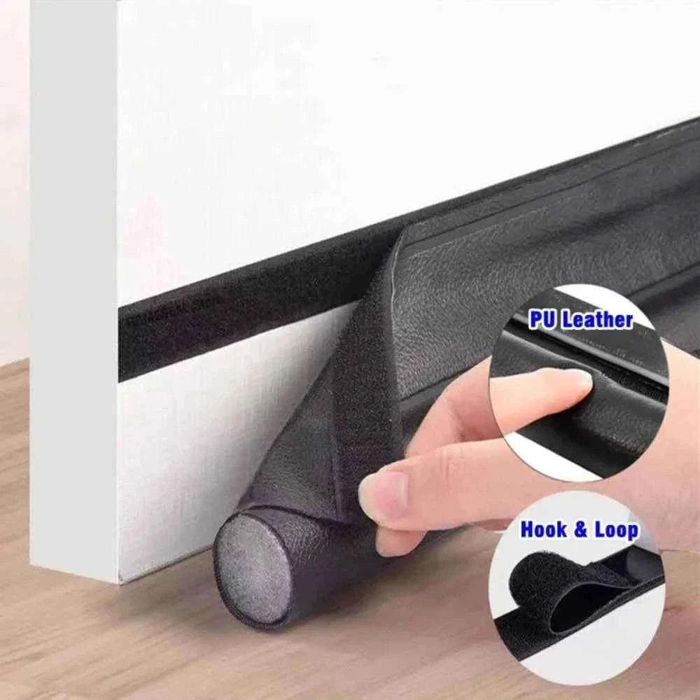 Adjustable Door Bottom Seal Strip-black / I / 96cm