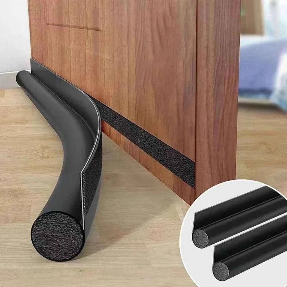 Adjustable Door Bottom Seal Strip-black / I / 96cm
