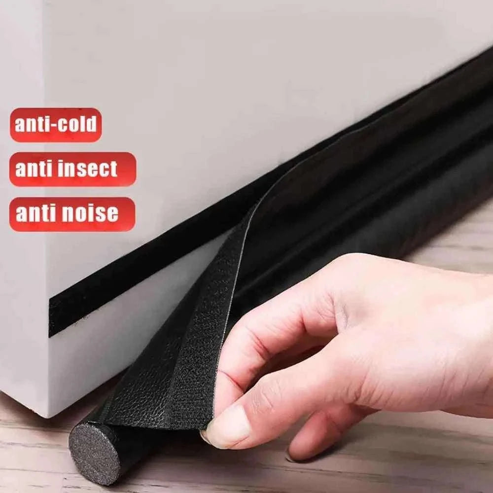 Adjustable Door Bottom Seal Strip-black / I / 96cm