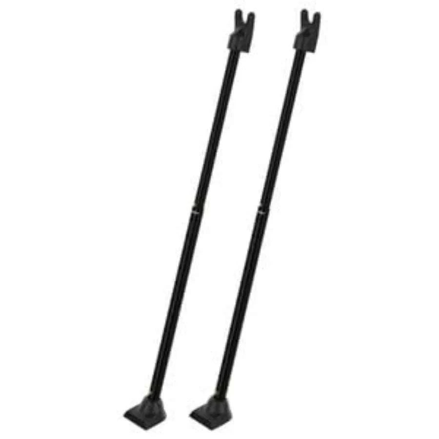 Adjustable Door Security Bar for Entry & Sliding Patio Doors-United States / Black