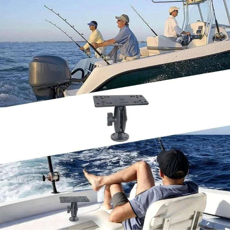 Adjustable Fish Finder Mount Bracket for Boats with Secure Grip-9CM / China Mainland