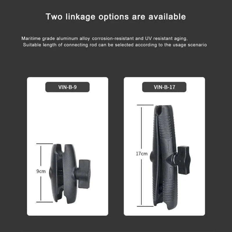 Adjustable Fish Finder Mount Bracket for Boats with Secure Grip-9CM / China Mainland