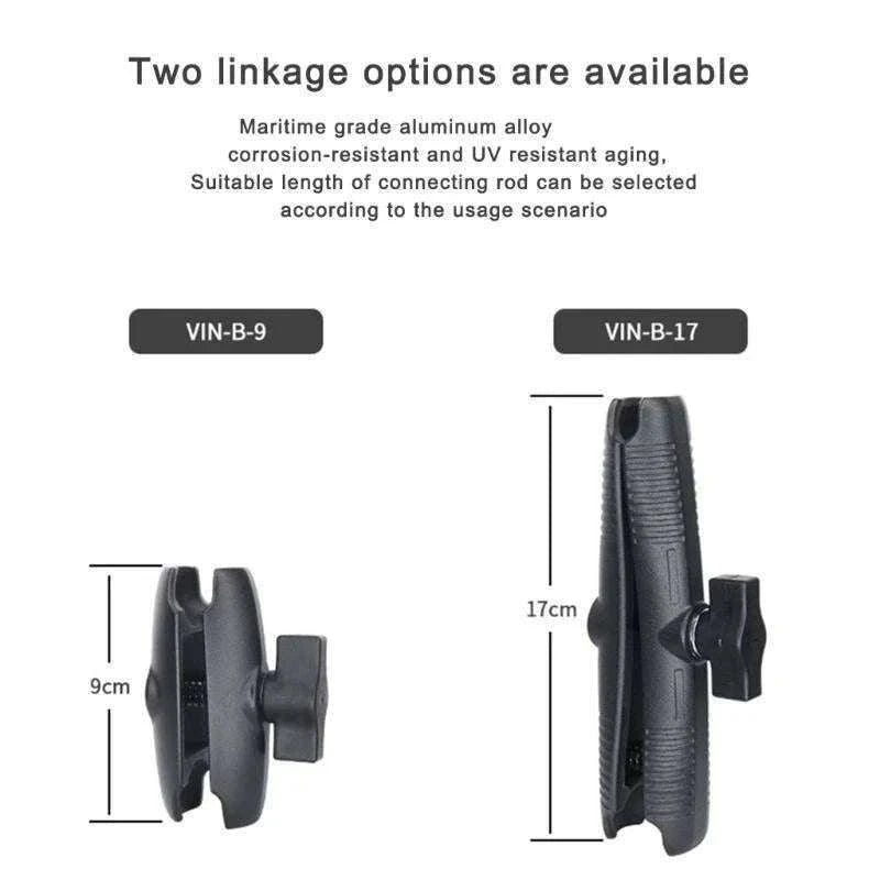 Adjustable Fish Finder Mount Bracket for Boats with Secure Grip-9CM / China Mainland