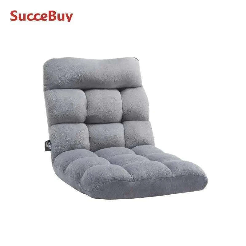 Adjustable Floor Chair with Back Support, Foldable Foam Sofa-Swivel with Armrest / spain