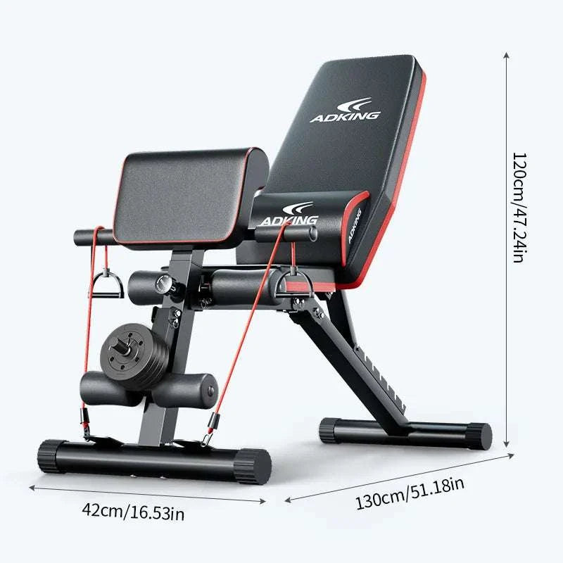 Adjustable Foldable Weight Bench for Full-Body Home Workouts-189-5 / United States