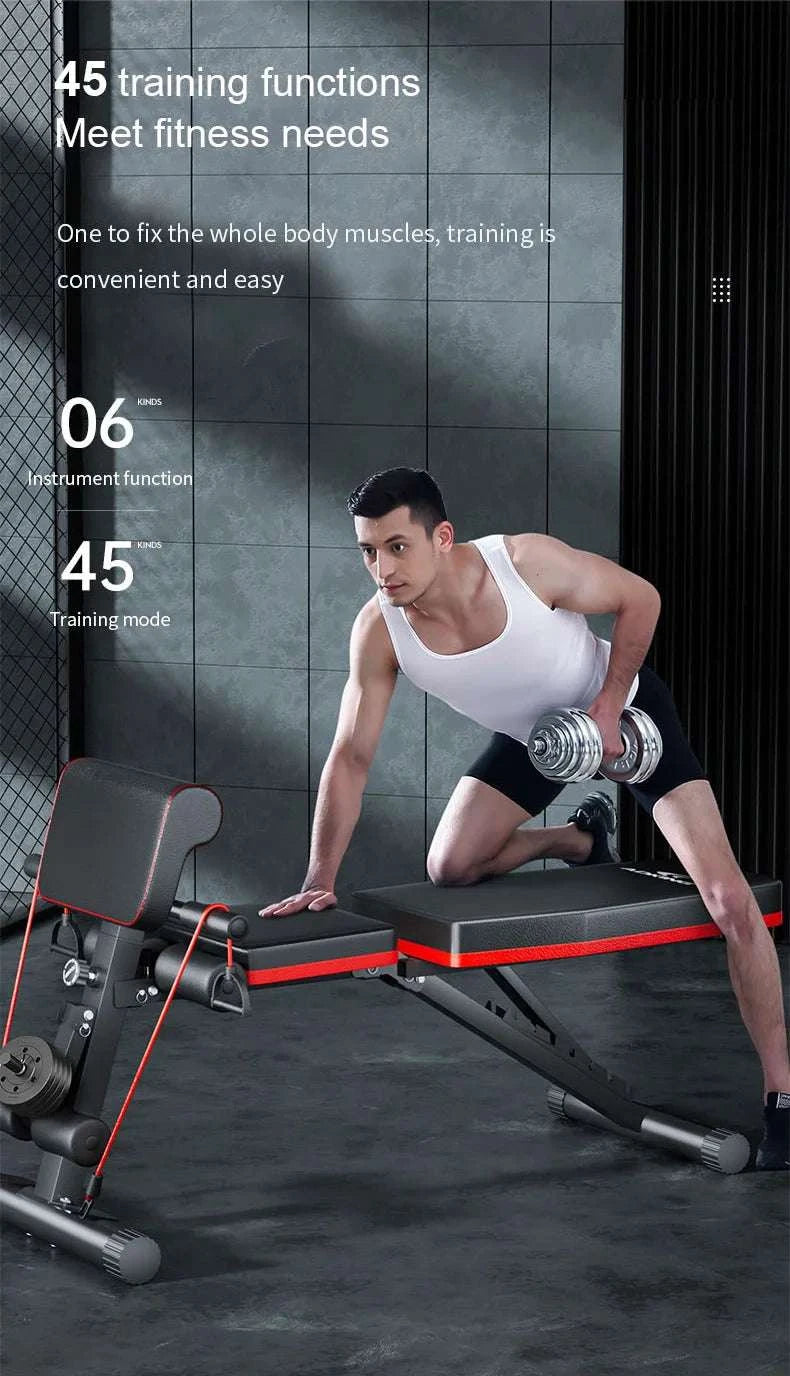 Adjustable Foldable Weight Bench for Full-Body Home Workouts-189-5 / United States