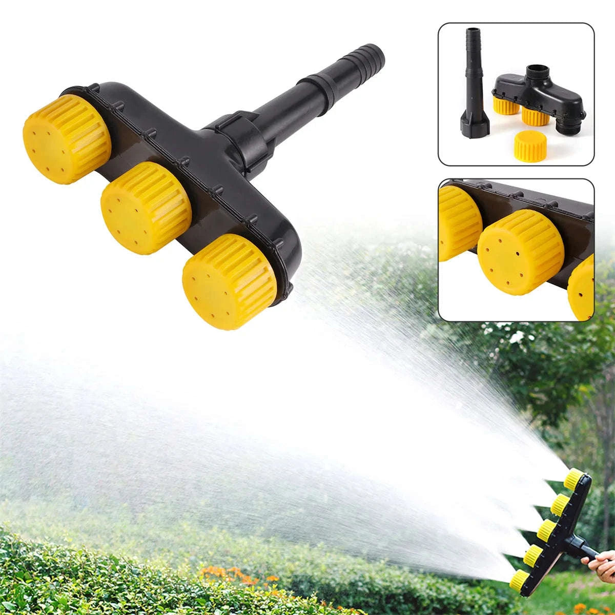 Adjustable Garden Atomizer Nozzle for Large-Flow Irrigation-3-head large sprayer