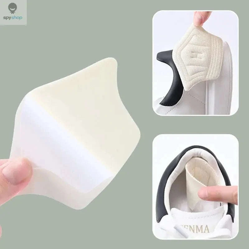 Adjustable Heel Pad Inserts – Cushioned Support and Custom Fit for Any Shoe-3pairs-Black-4mm / One size