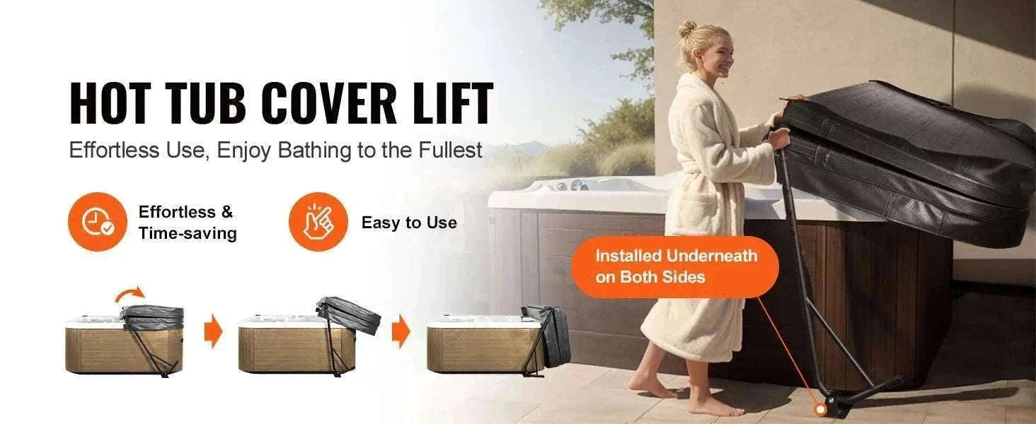Adjustable Hot Tub Cover Lift for Easy Spa Cover Handling-12.4inch / spain