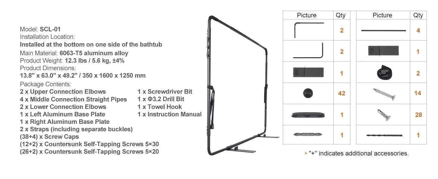 Adjustable Hot Tub Cover Lift for Easy Spa Cover Handling-12.4inch / spain