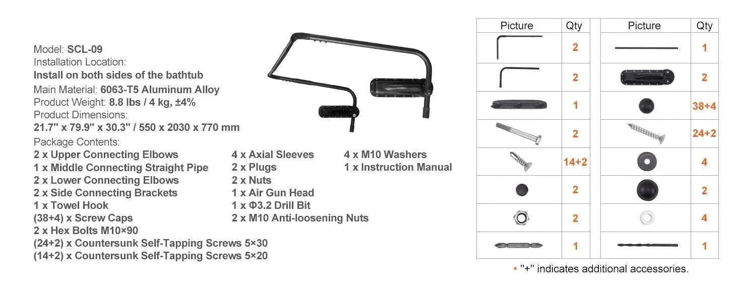 Adjustable Hot Tub Cover Lift for Easy Spa Cover Handling-12.4inch / spain