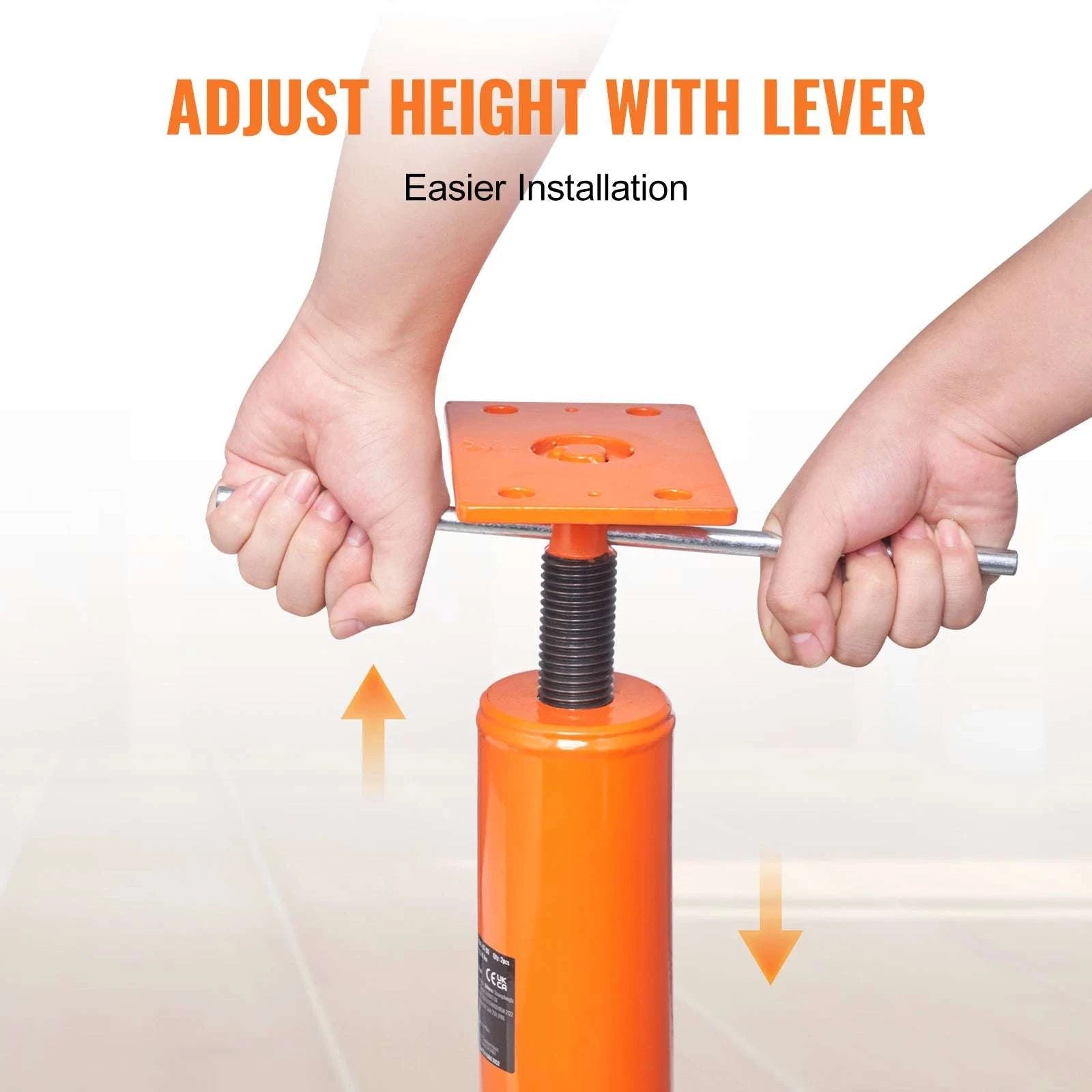 Adjustable House Floor Jack 9700 lb Support Post 12–16 Inch-2pcs / United States