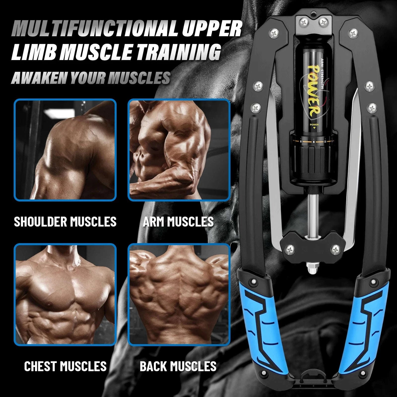 Adjustable Hydraulic Power Twister for Full Upper Body Training-GERMANY