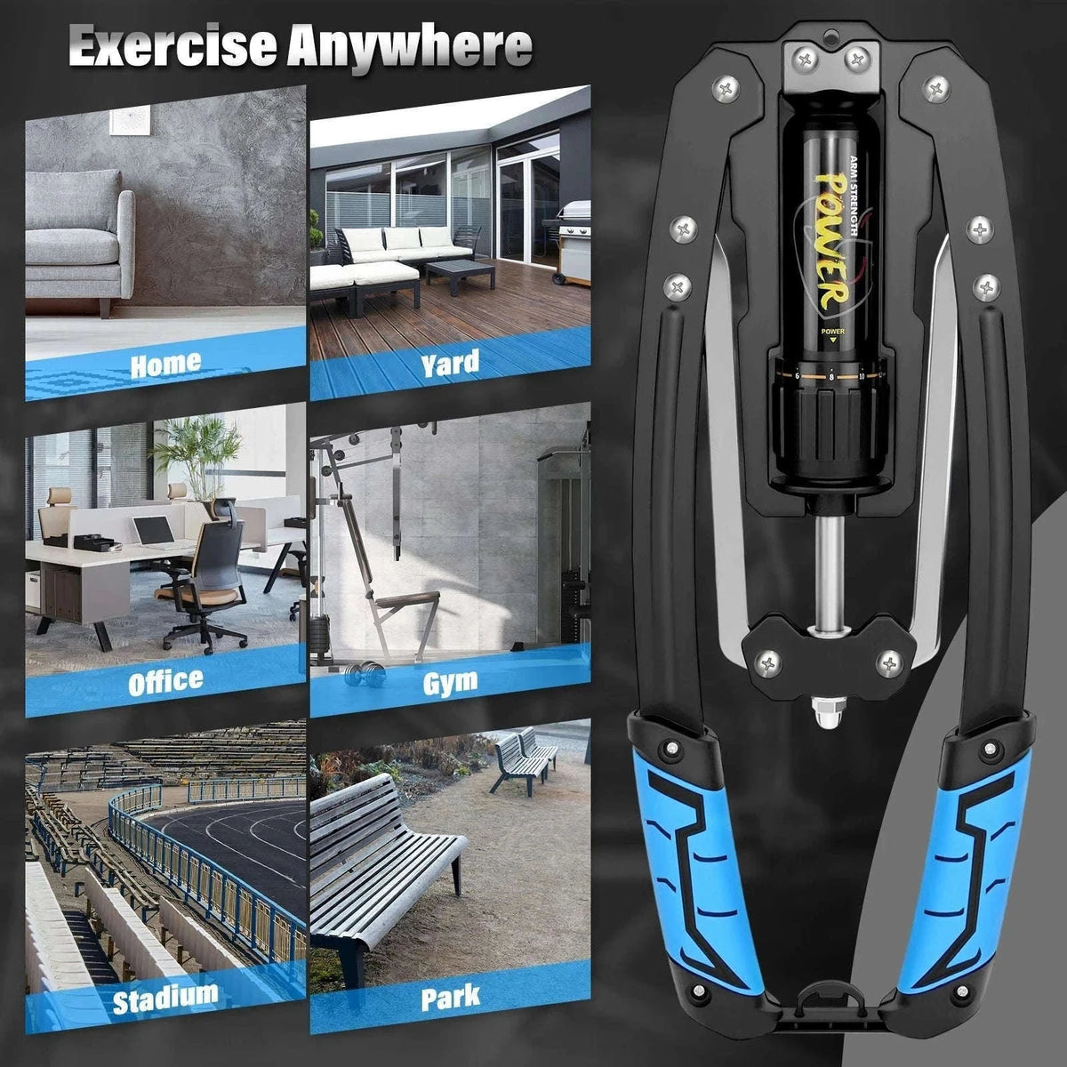 Adjustable Hydraulic Power Twister for Upper Body Training-GERMANY
