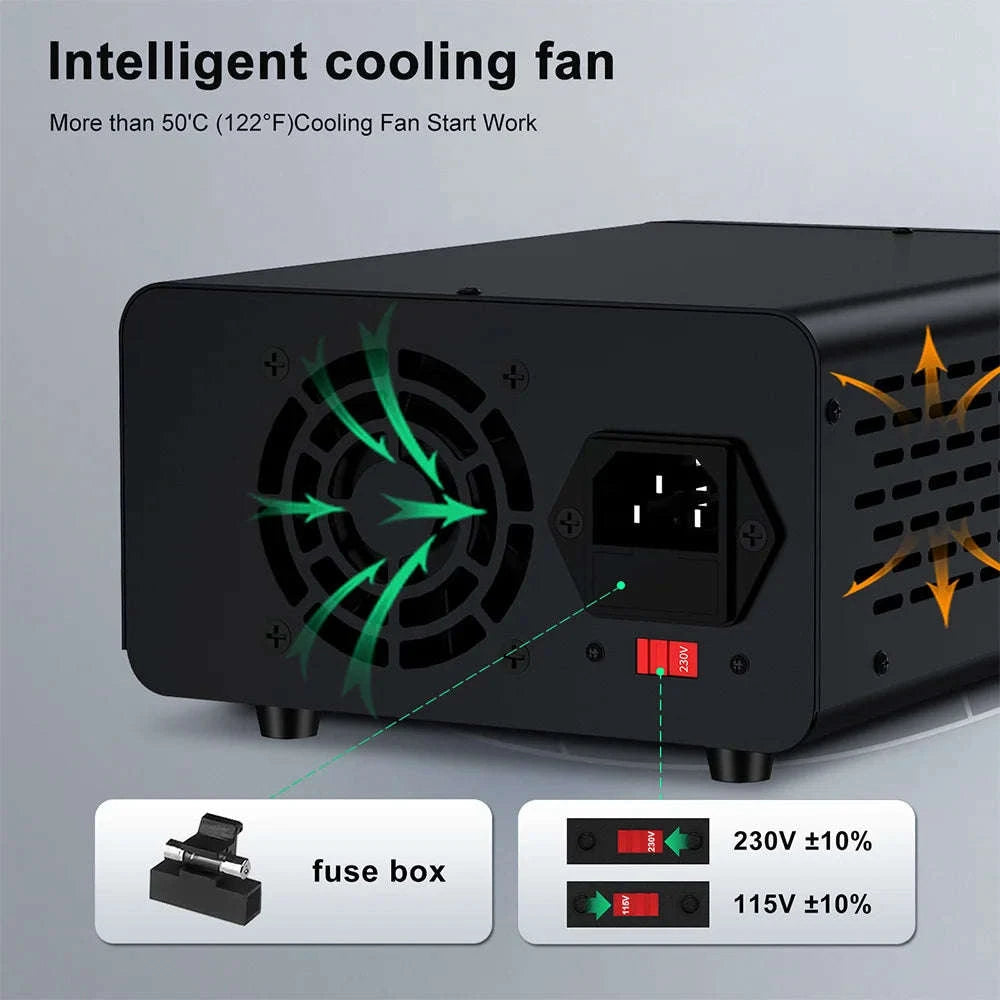 Adjustable Laboratory DC Power Supply with Short Circuit Alarm-TPS3010 30V 10A / Poland