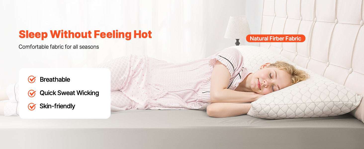 Adjustable Memory Foam Bed Pillow for Neck Support and Comfort-29.13x18.9in / United States