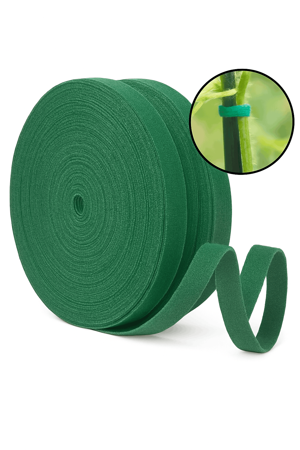 Adjustable Nylon Plant Ties for Gentle Garden Support-1Roll(2M)