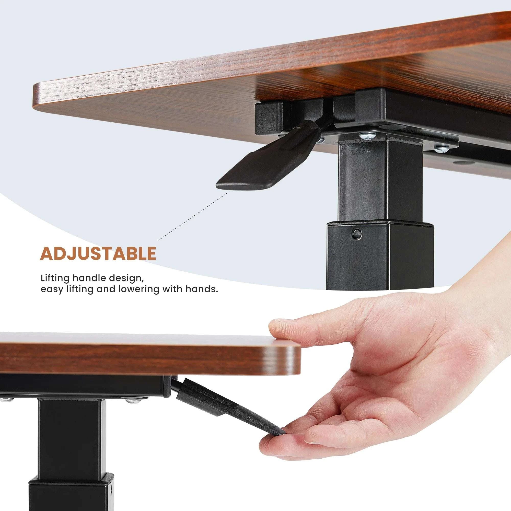 Adjustable Overbed Table for Laptop, Sofa & Bedside Use-black / United States