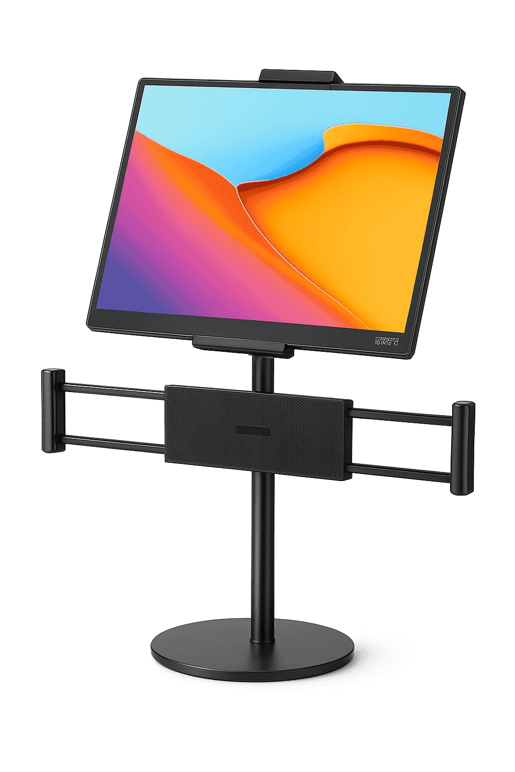 Adjustable Portable Monitor Stand for 10-20 Inch Devices-black