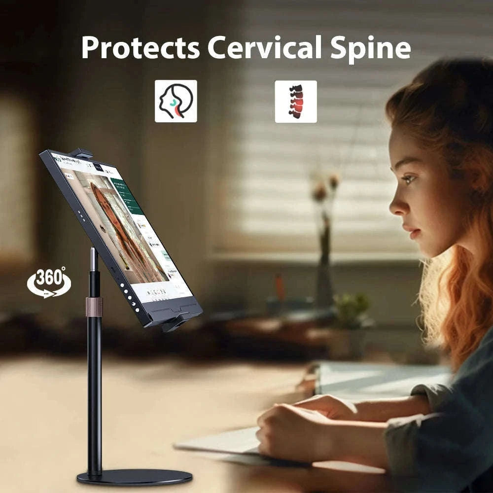 Adjustable Portable Monitor Stand for 10-20 Inch Devices-black