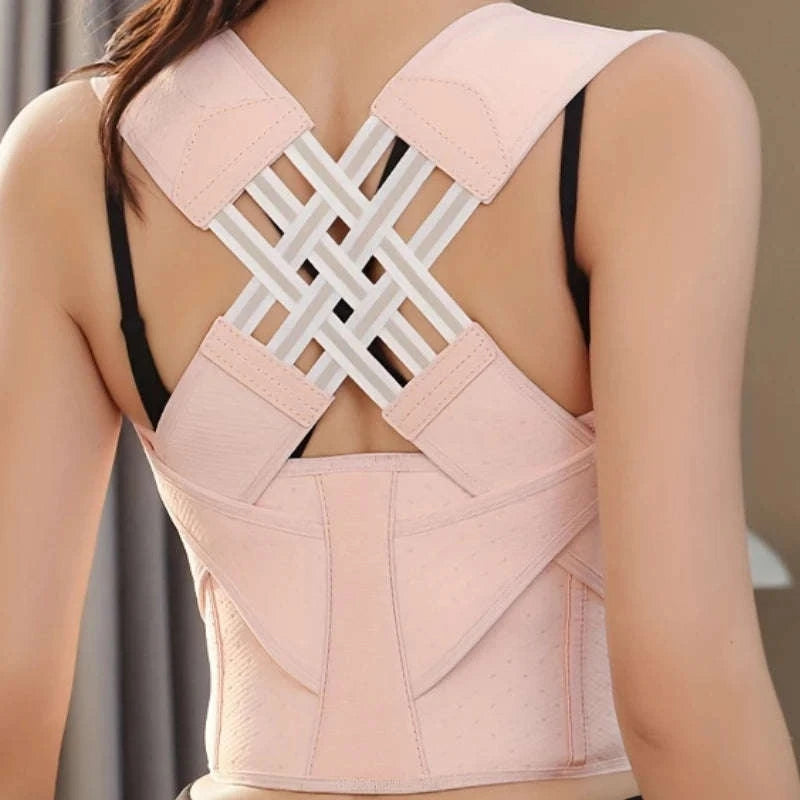 Adjustable Posture Corrector for Back Alignment-Black / S