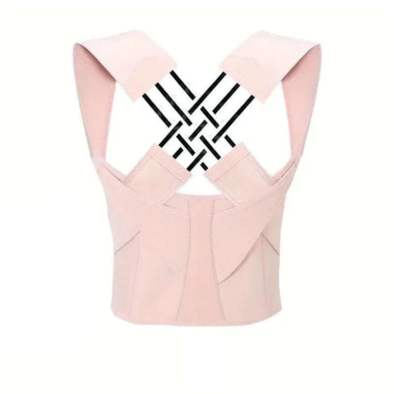 Adjustable Posture Corrector for Back Alignment-Black / S