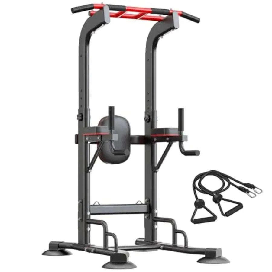Adjustable Pull-Up Bar & Dip Station for Full Body Home Workouts-United States
