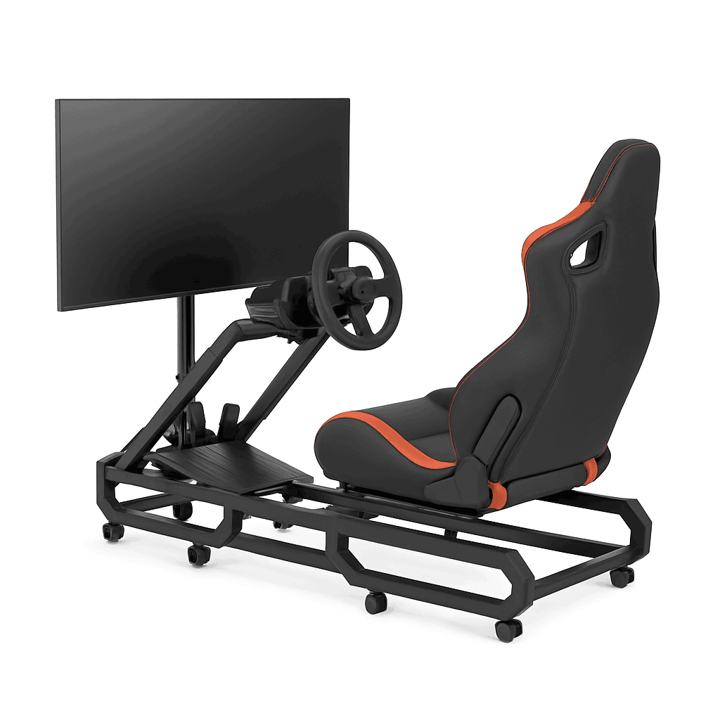Adjustable Racing Wheel Stand Cockpit for Logitech & Thrustmaster-small 330lbs / CZECH REPUBLIC