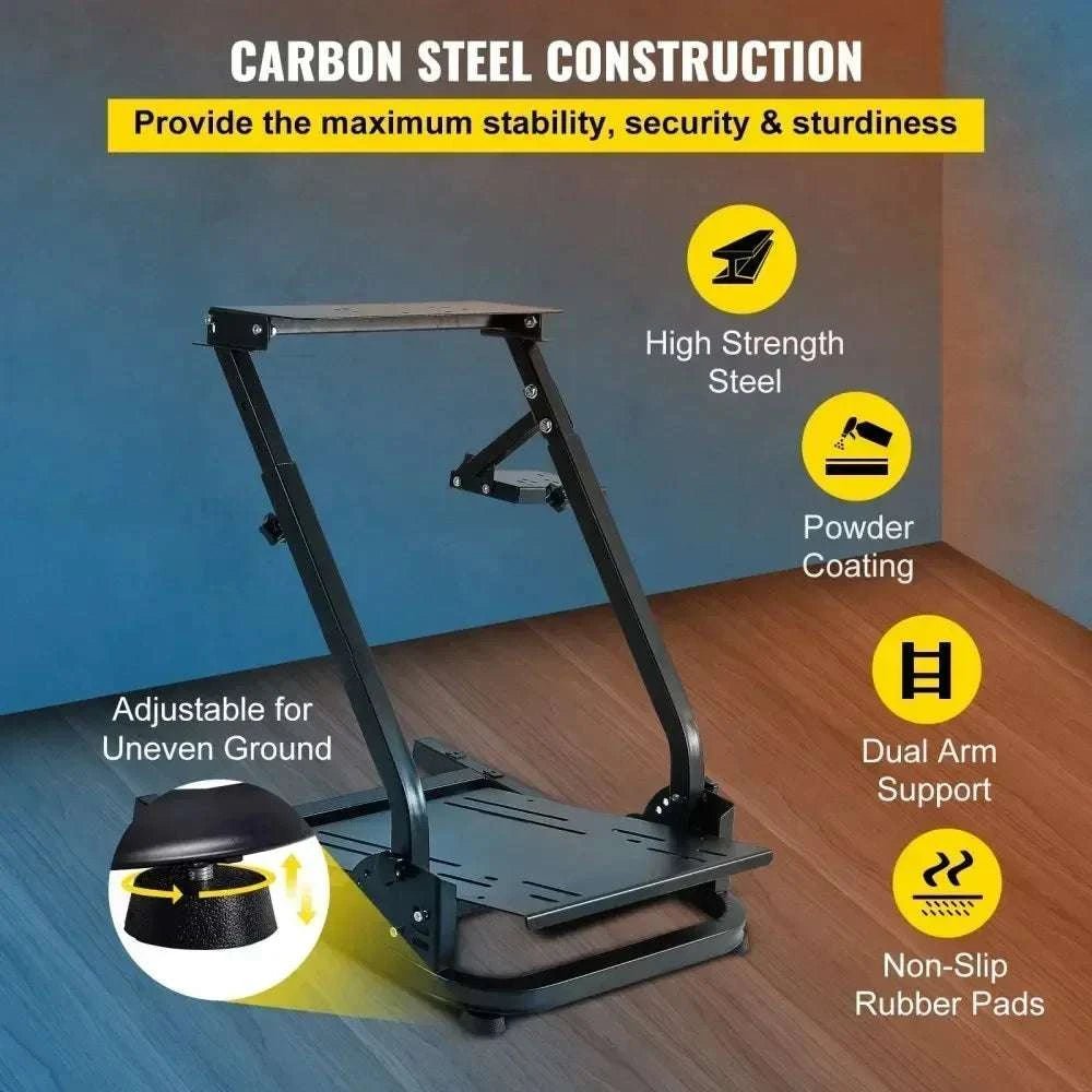Adjustable Racing Wheel Stand for Logitech, Thrustmaster & Fanatec-CZECH REPUBLIC