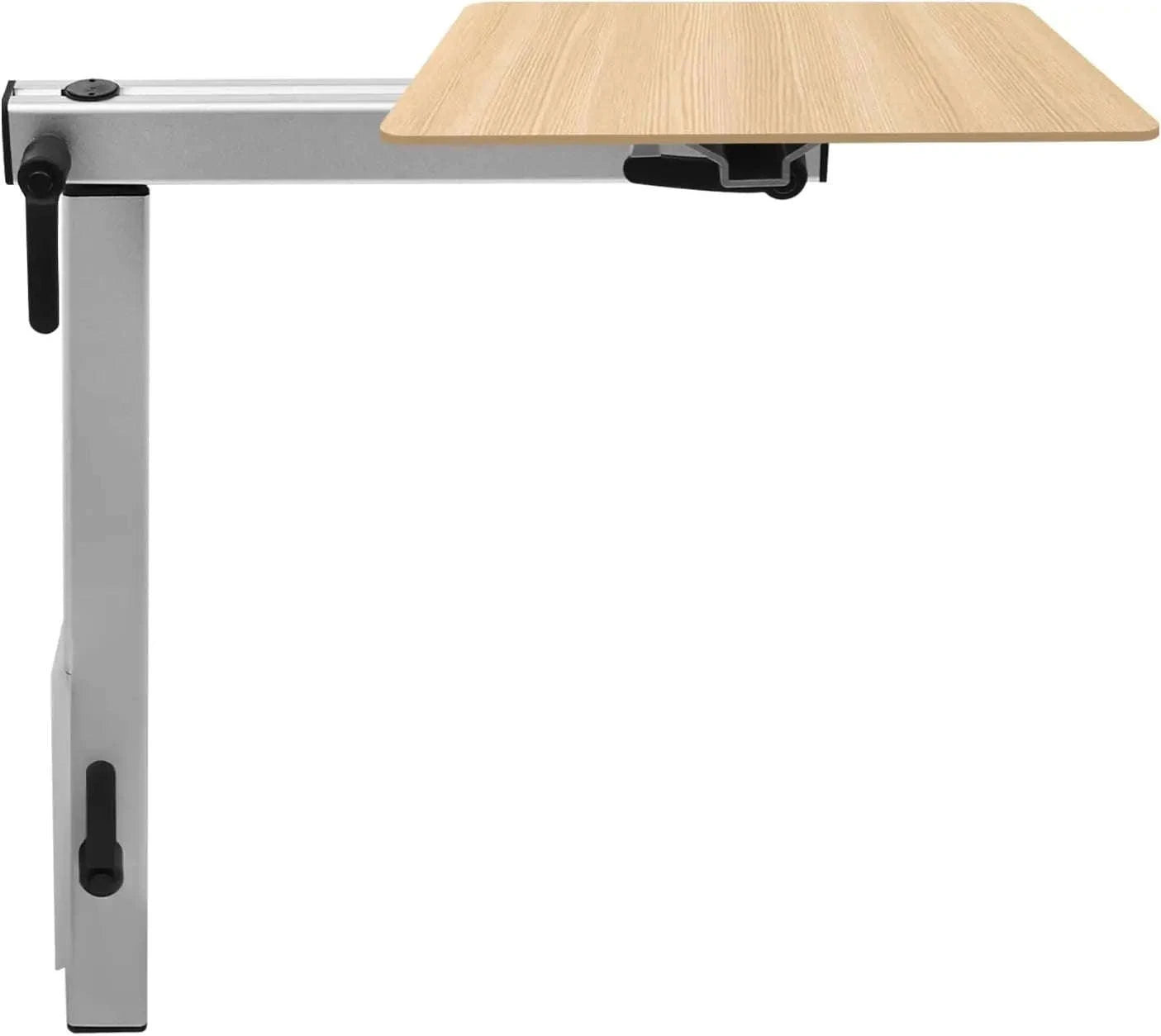 Adjustable RV Table Leg Stand with Wide Carrier Board-Silver / United States