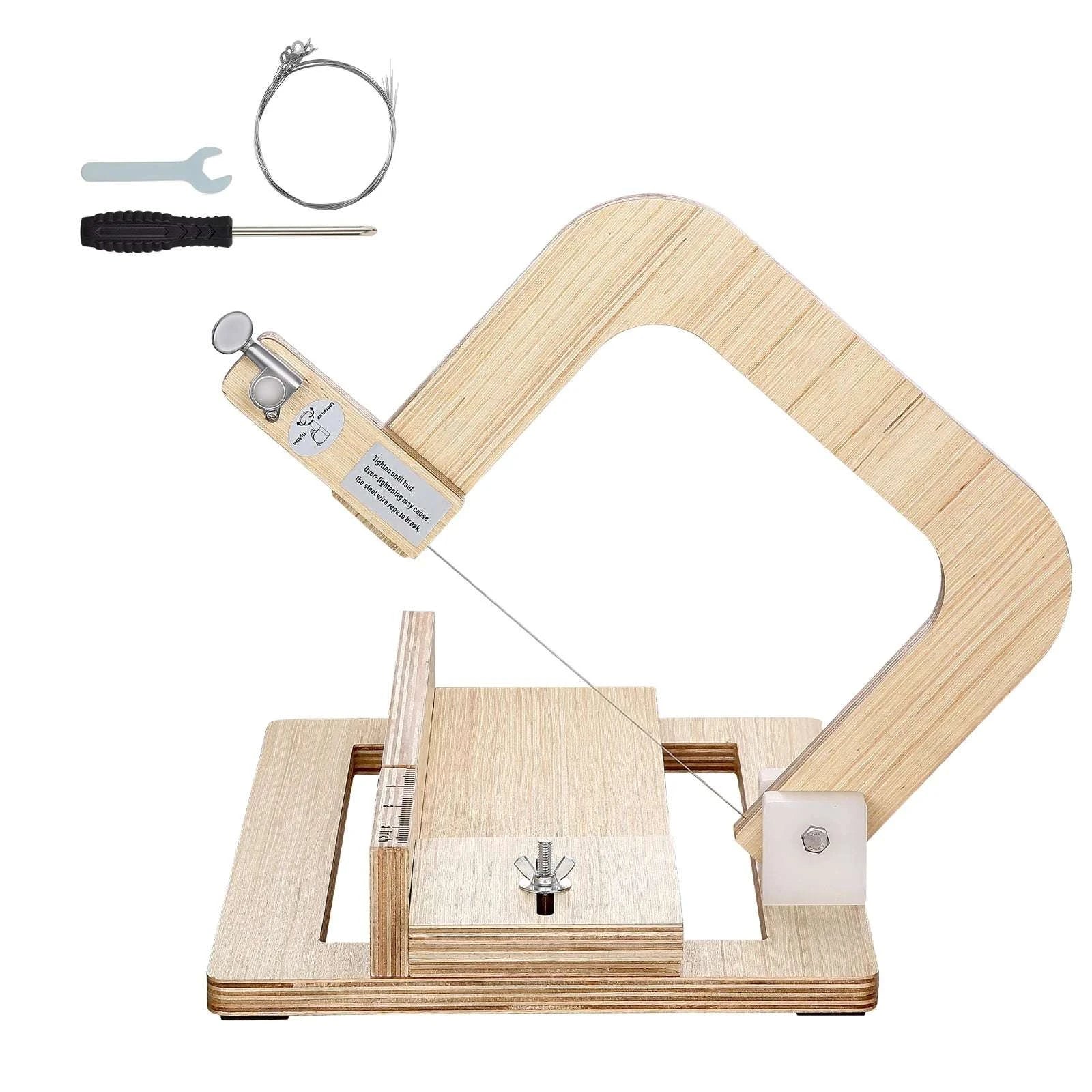 Adjustable Soap Cutter 0–2in with Wire Tension for Clean Even Bars-13.39x9.84x7.68 in / United States