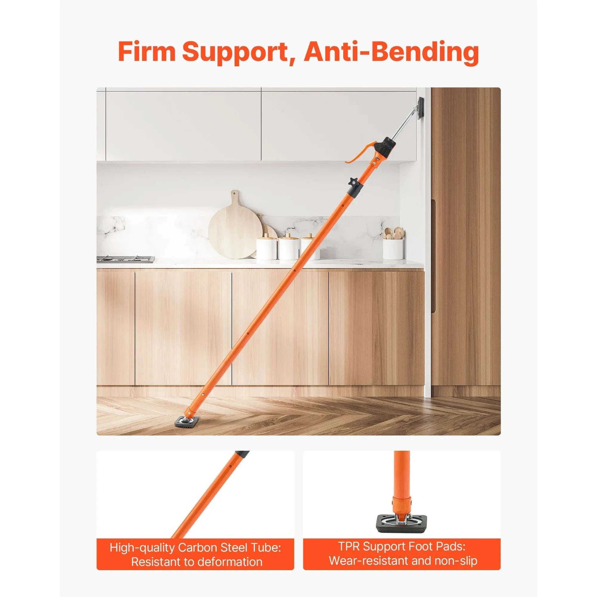 Adjustable Support Pole Jack 49–114in for Drywall & Cabinet Lifting-2pcs / United States