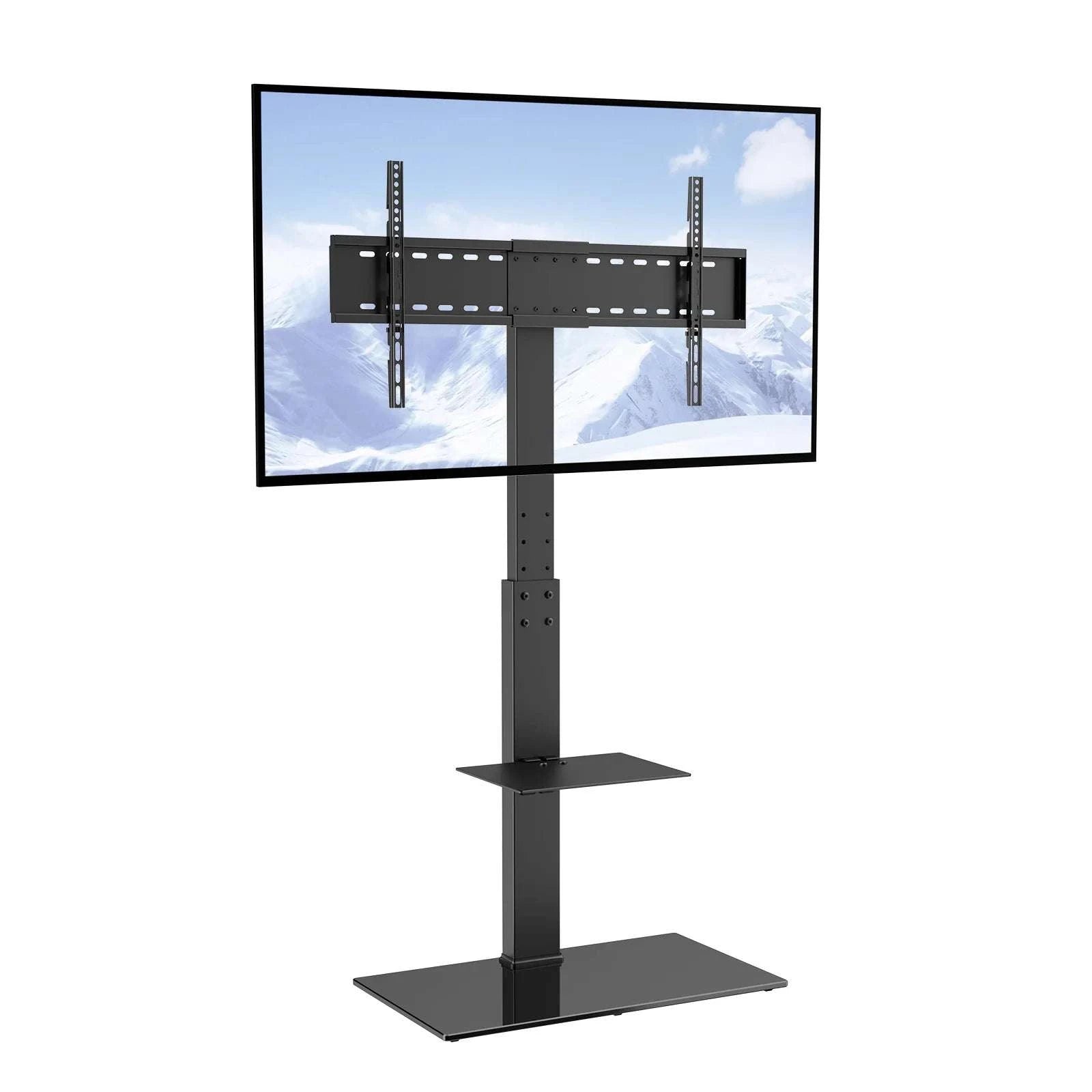 Adjustable Swivel Floor TV Stand for 32–85 Inch TVs-