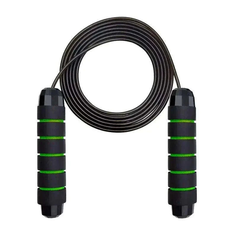Adjustable Tangle-Free Jump Rope with Foam Handles-red