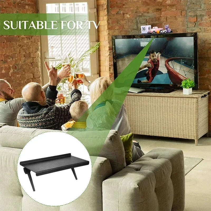 Adjustable TV Top Storage Shelf & Monitor Stand-16.4X11 cm-3PCS