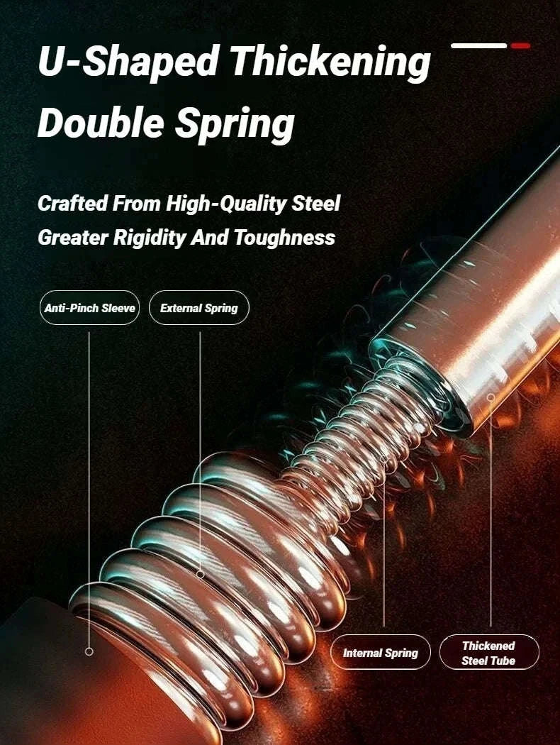 Adjustable U‑Shaped Arm Exerciser With Foam Handle-Red / China Mainland