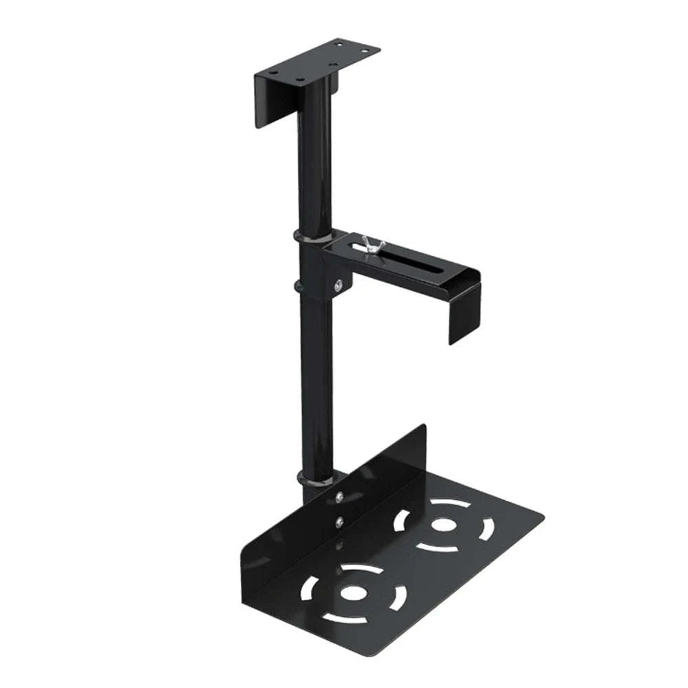 Adjustable Under Desk PC Holder with 360° Swivel Mount-black / france