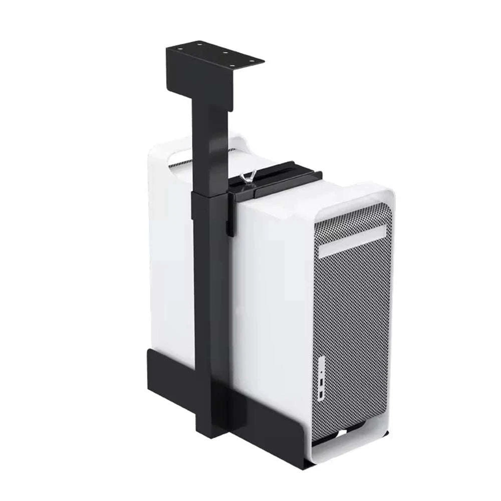 Adjustable Under Desk PC Holder with 360° Swivel Mount-black / france