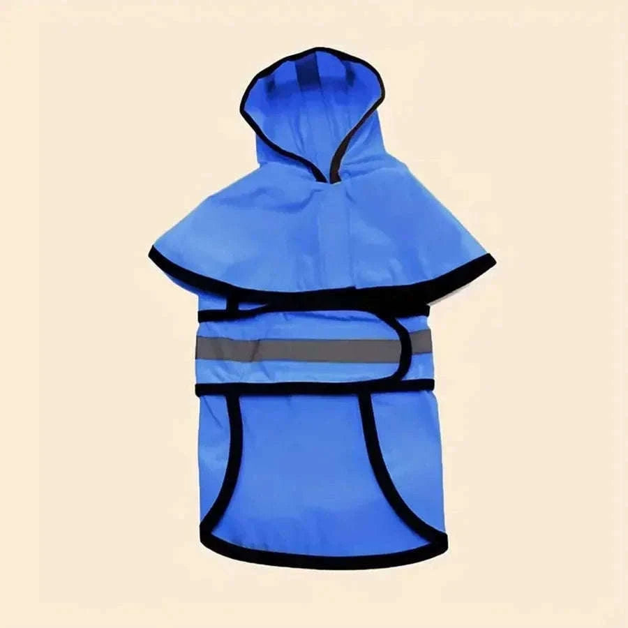 Adjustable Waterproof Dog Raincoat for Dry, Comfortable Walks-L / Yellow