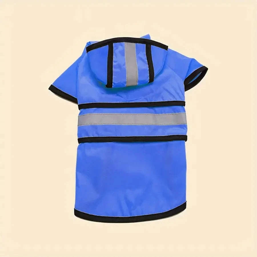 Adjustable Waterproof & Windproof Dog Raincoat for Dry Comfort-L / Yellow