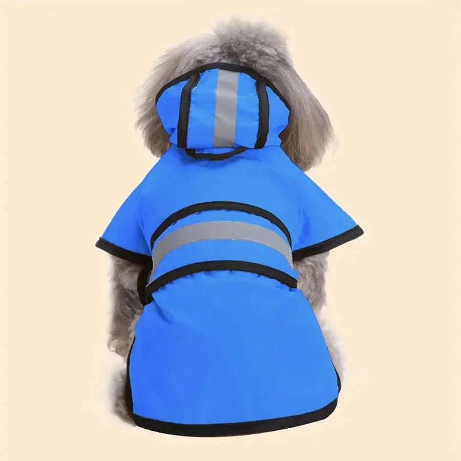 Adjustable Waterproof & Windproof Dog Raincoat for Dry Comfort-L / Yellow